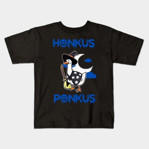 Honkus Ponkus | Honkus Ponkus Duck | Halloween Kids T-Shirt by OrionBlue